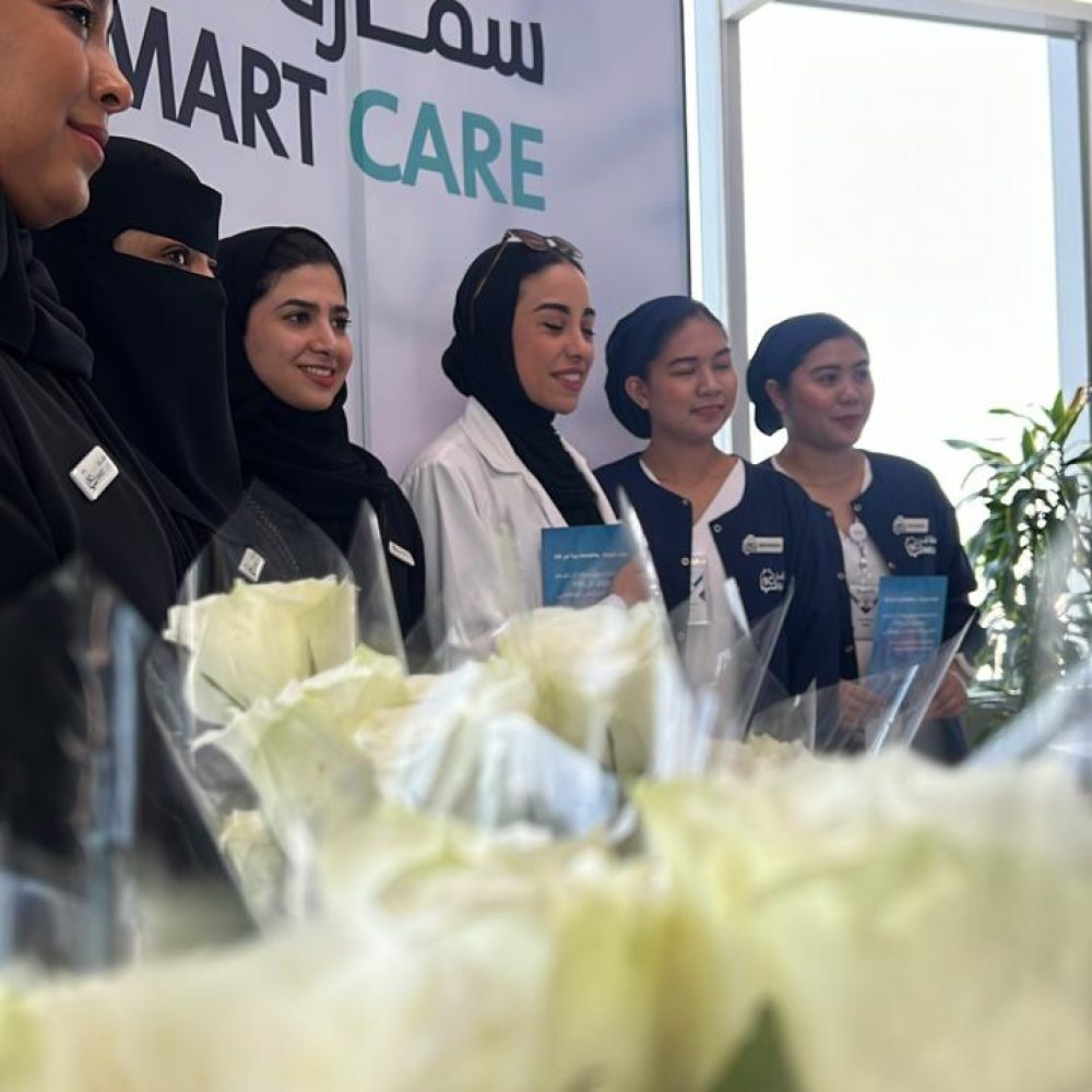 SmartCare staff visit a nursing home for the elderly